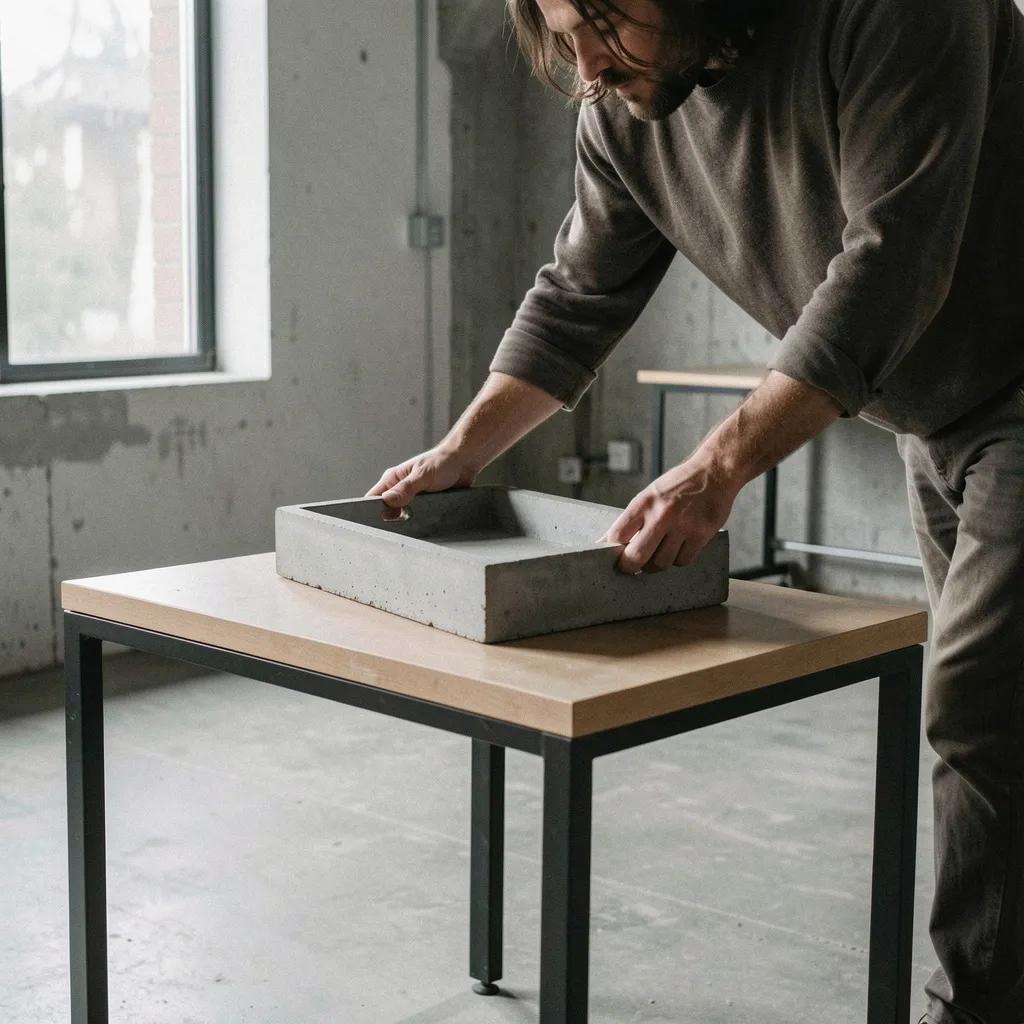 Wood accent and natural grain in object